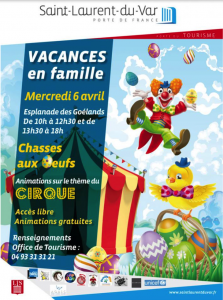 Easter Egg hunt - St Laurent Du Var April 2020