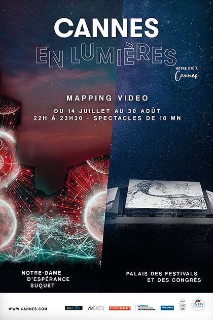 Mapping Lumières à Cannes
