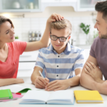 Parents with a teen