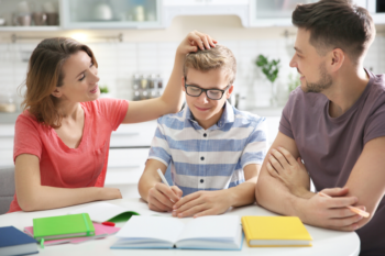 Parents with a teen